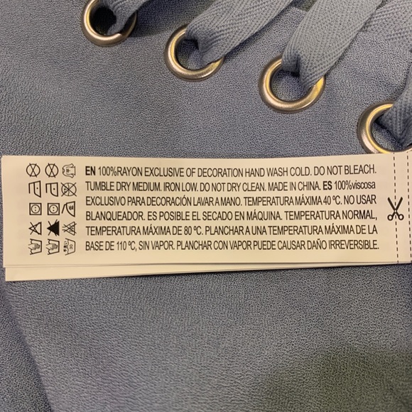 NWT Blue Laced Dress - Picture 4 of 6